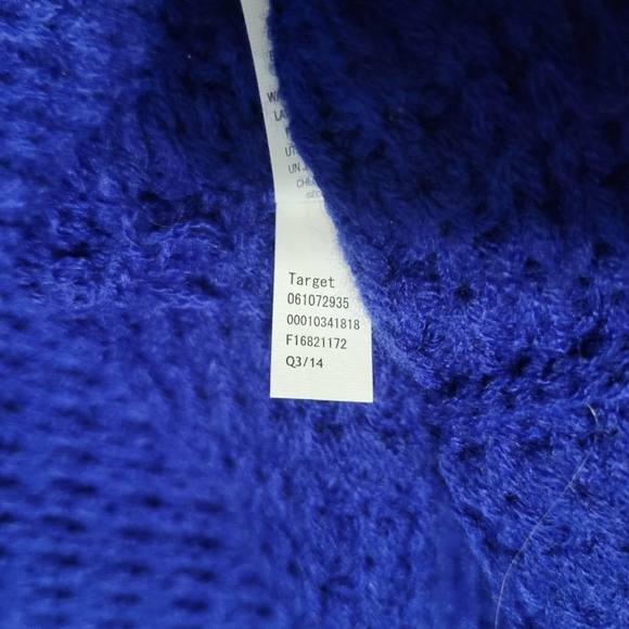 Sonoma Animal Print Scarf/Wrap and Target Royal Blue Infinity/ Tubular Scarf - Picture 3 of 3